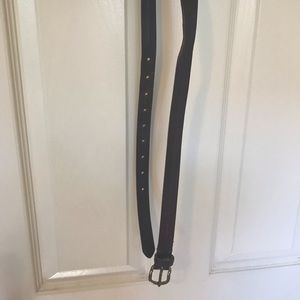 Madewell leather center-stitch belt